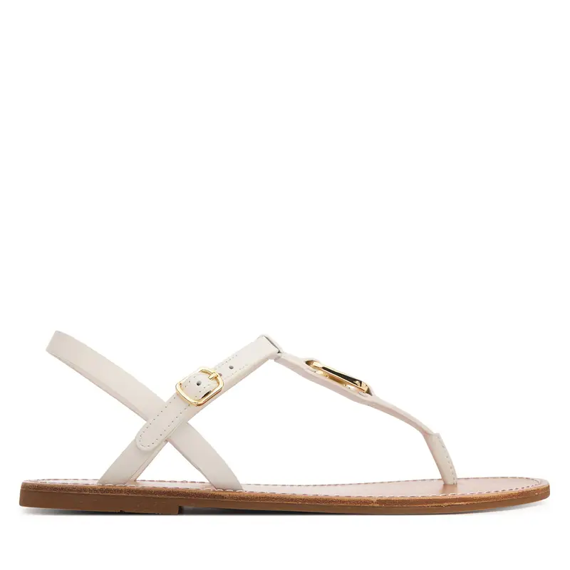 Sandali Tommy Hilfiger Leather Thong Sandal FW0FW09127 Bianco