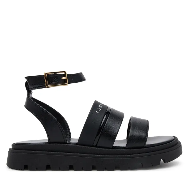Sandali Tommy Hilfiger Sandal T4A2-33798-0371 M Nero