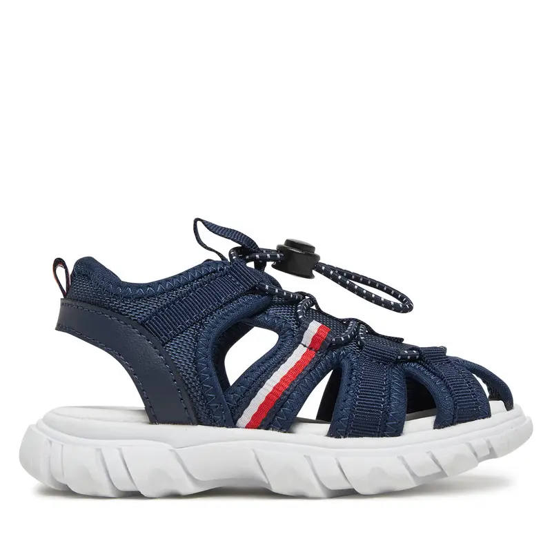 Sandali Tommy Hilfiger T1B2-33895-1591 M Blu scuro