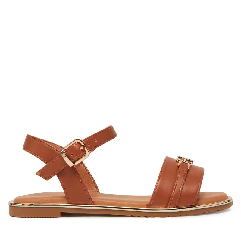 Sandali Tommy Hilfiger T3A2-33778-0326 M Marrone