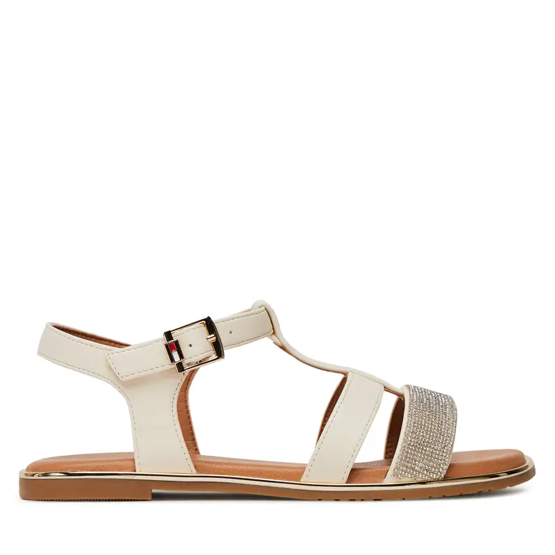 Sandali Tommy Hilfiger T3A2-33780-0371 S Écru Écru