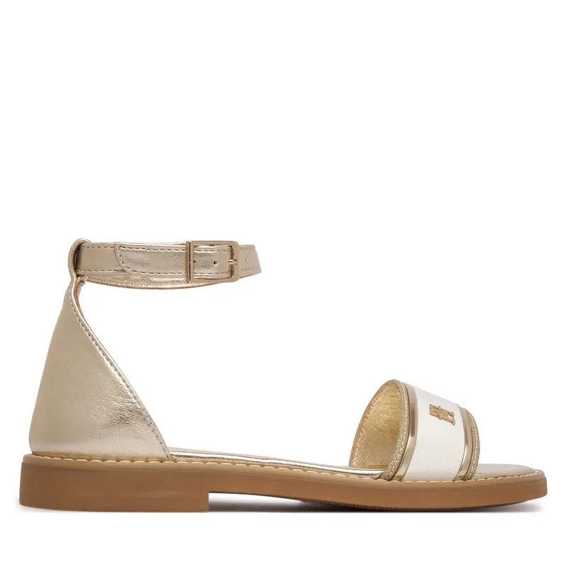 Sandali Tommy Hilfiger T4A2-34431-0517 S Oro