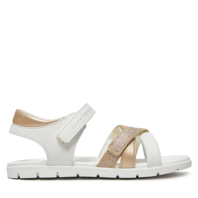 Sandali Tommy Hilfiger Velcro Sandal T1A2-33770-0273 S Bianco