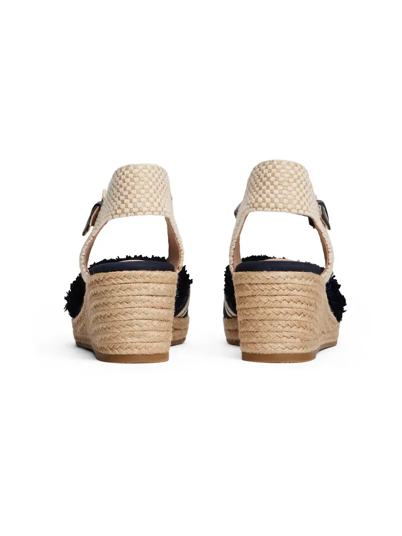 Sandalo blu notte / bianco miniatura 3