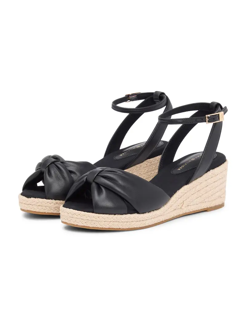 Sandalo con cinturino nero miniatura 2