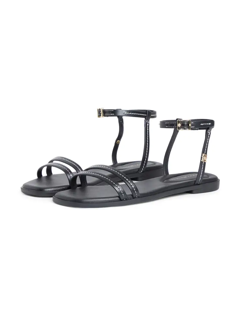 Sandalo con cinturino nero miniatura 2