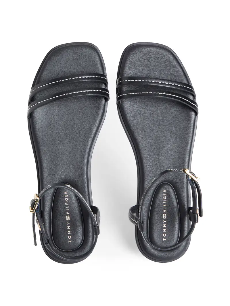 Sandalo con cinturino nero miniatura 3