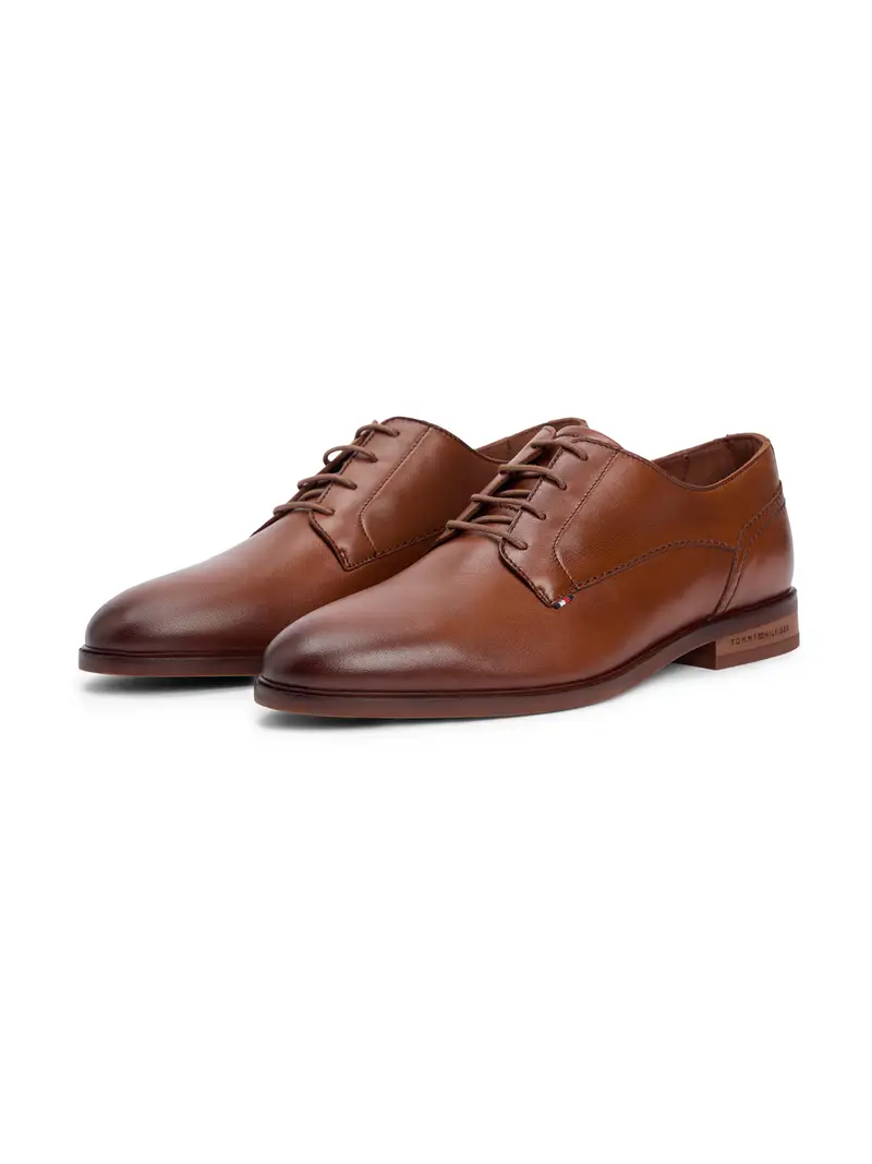 Scarpa stringata cognac miniatura 2