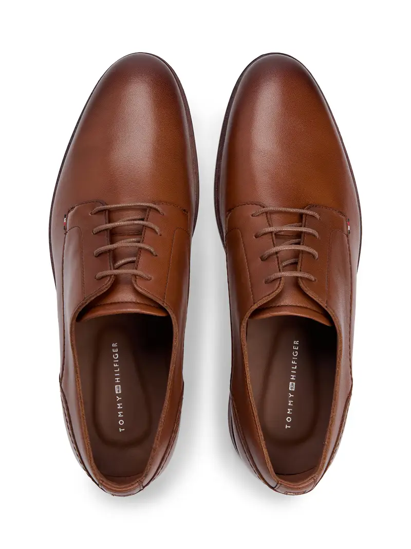 Scarpa stringata cognac miniatura 3
