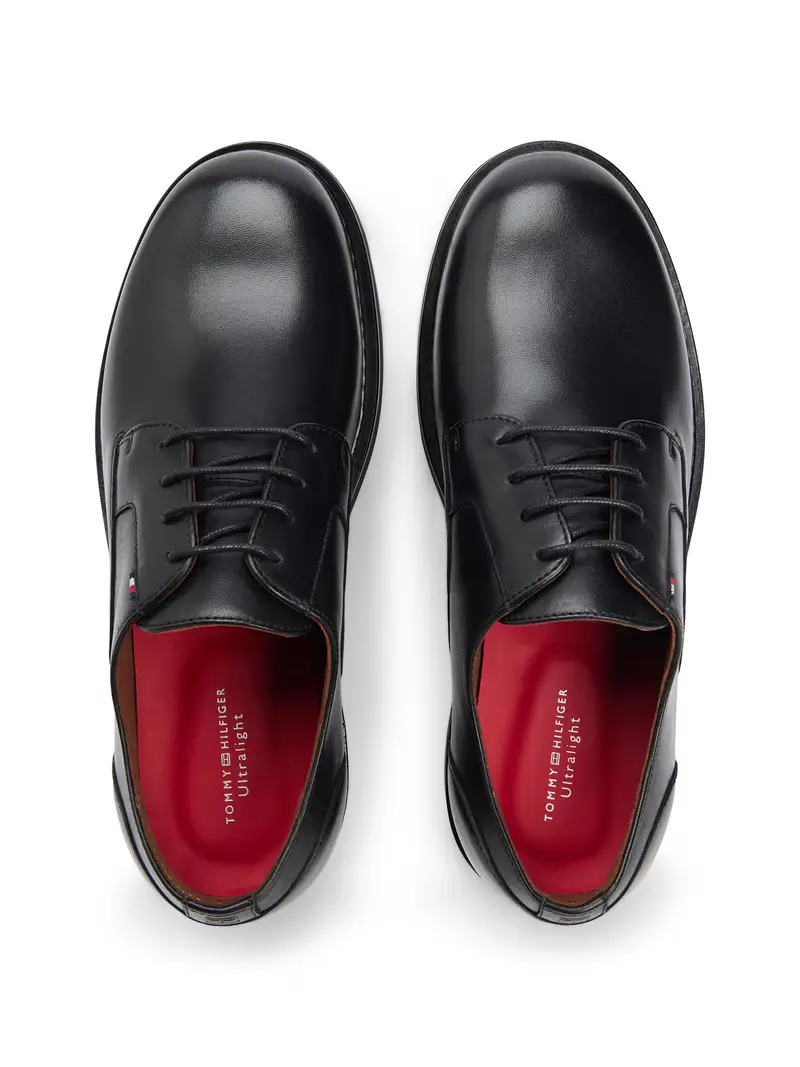 Scarpa stringata nero miniatura 3