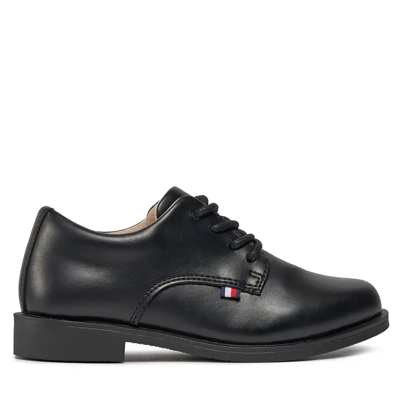 Scarpe basse Tommy Hilfiger Low Cut Lace Up Shoe T3B4-33174-1355 Nero