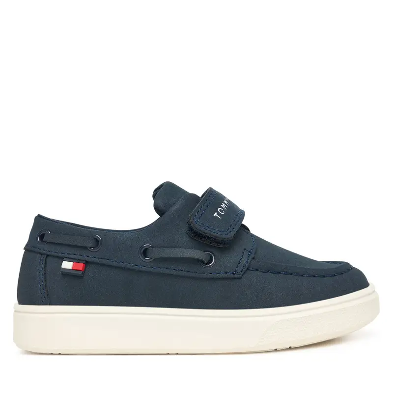 Scarpe basse Tommy Hilfiger Low Cut Velcro T1B4-34340-0315 M Blu scuro