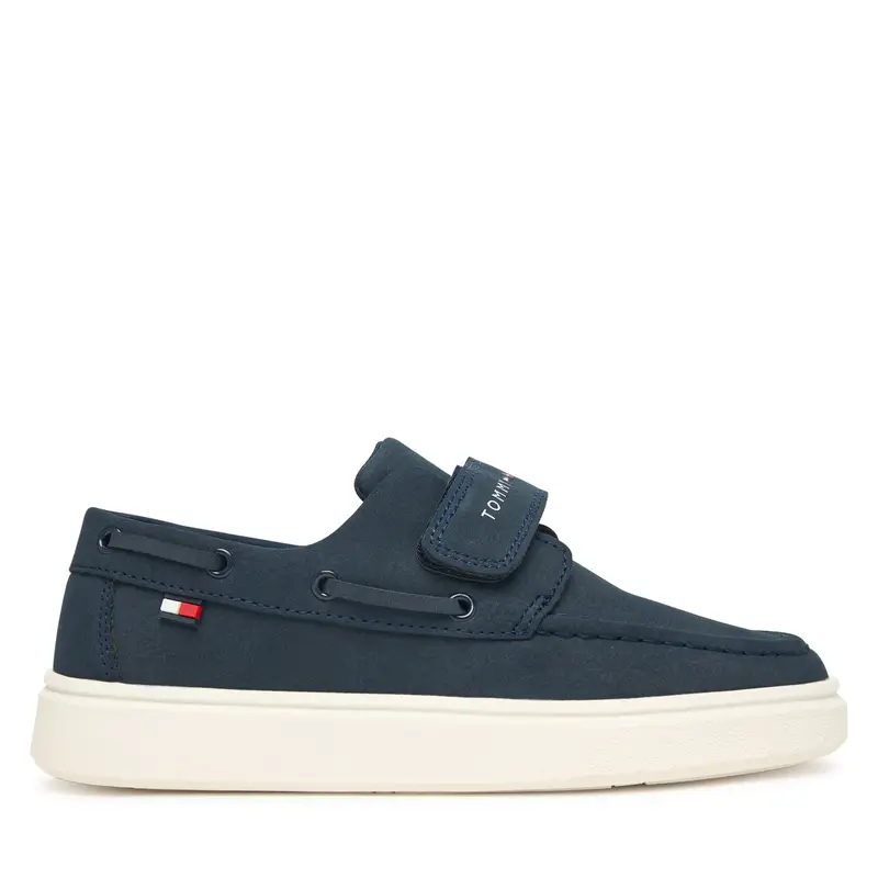 Scarpe basse Tommy Hilfiger Low Cut Velcro T1B4-34340-0315 S Blu scuro
