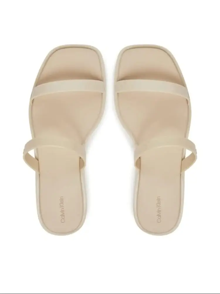 scarpe beige donna mini logo miniatura 2