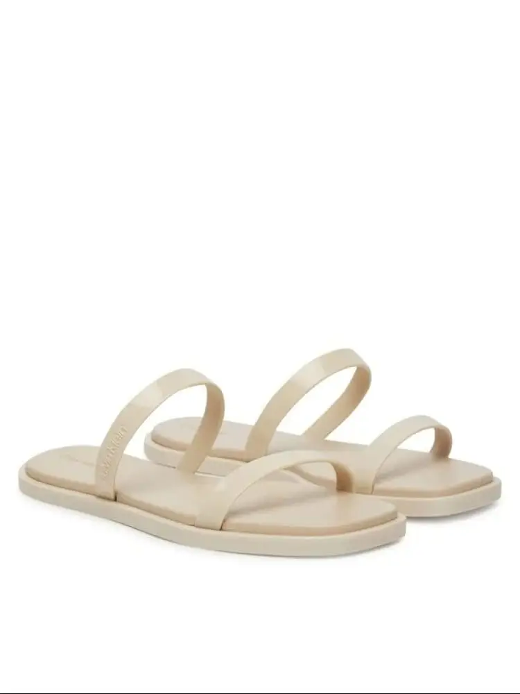 scarpe beige donna mini logo