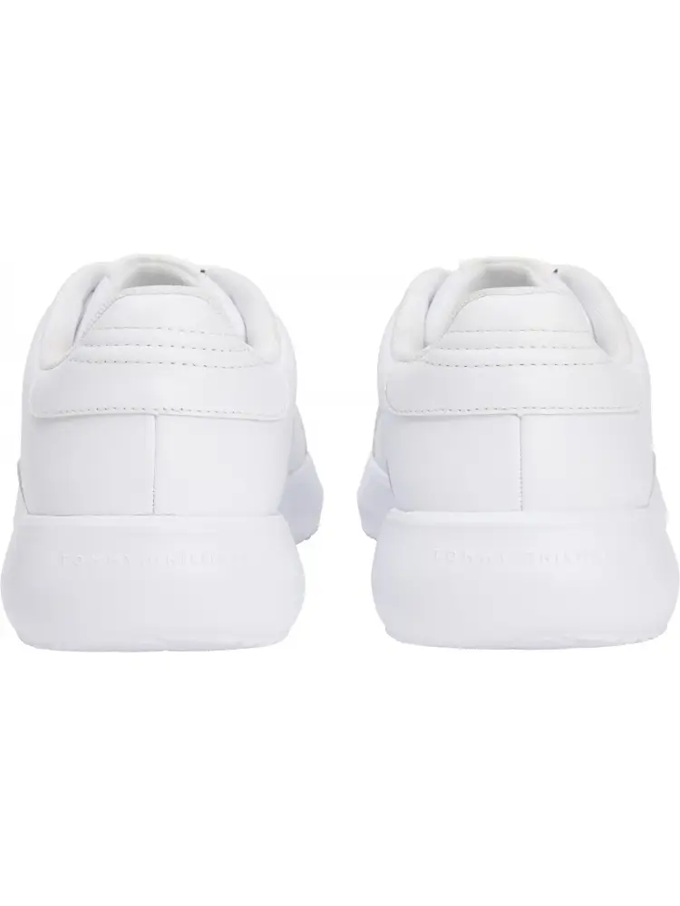 scarpe bianche uomo in ecopelle mini logo sul lato miniatura 3