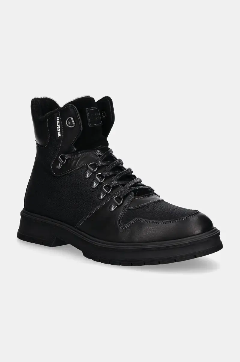 scarpe HILFIGER WARM CORDURA MIX BOOT uomo colore nero FM0FM05180