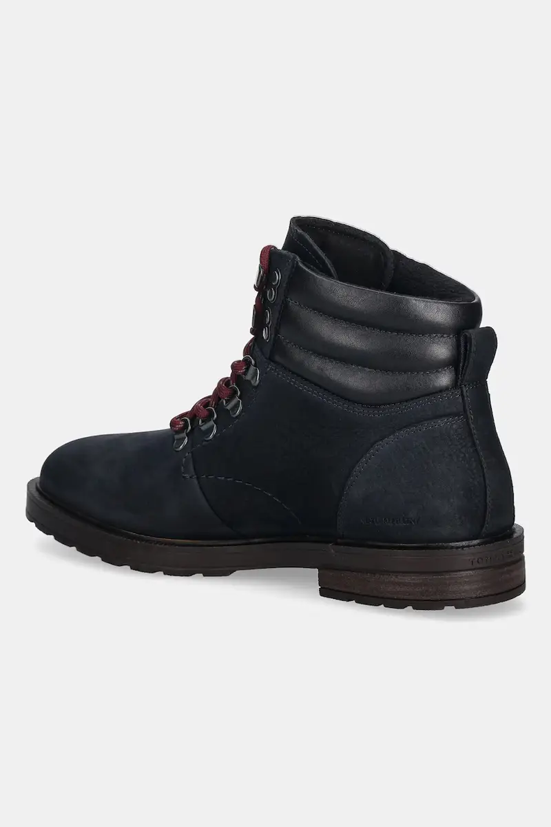 scarpe in nubuck CLEATED HILFIGER WRM HOOK BOOT uomo colore blu navy FM0FM05699 miniatura 3