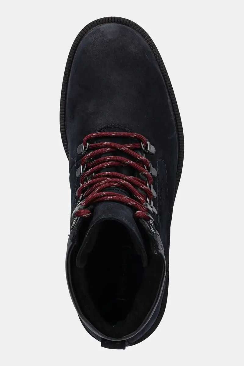 scarpe in nubuck CLEATED HILFIGER WRM HOOK BOOT uomo colore blu navy FM0FM05699 miniatura 4