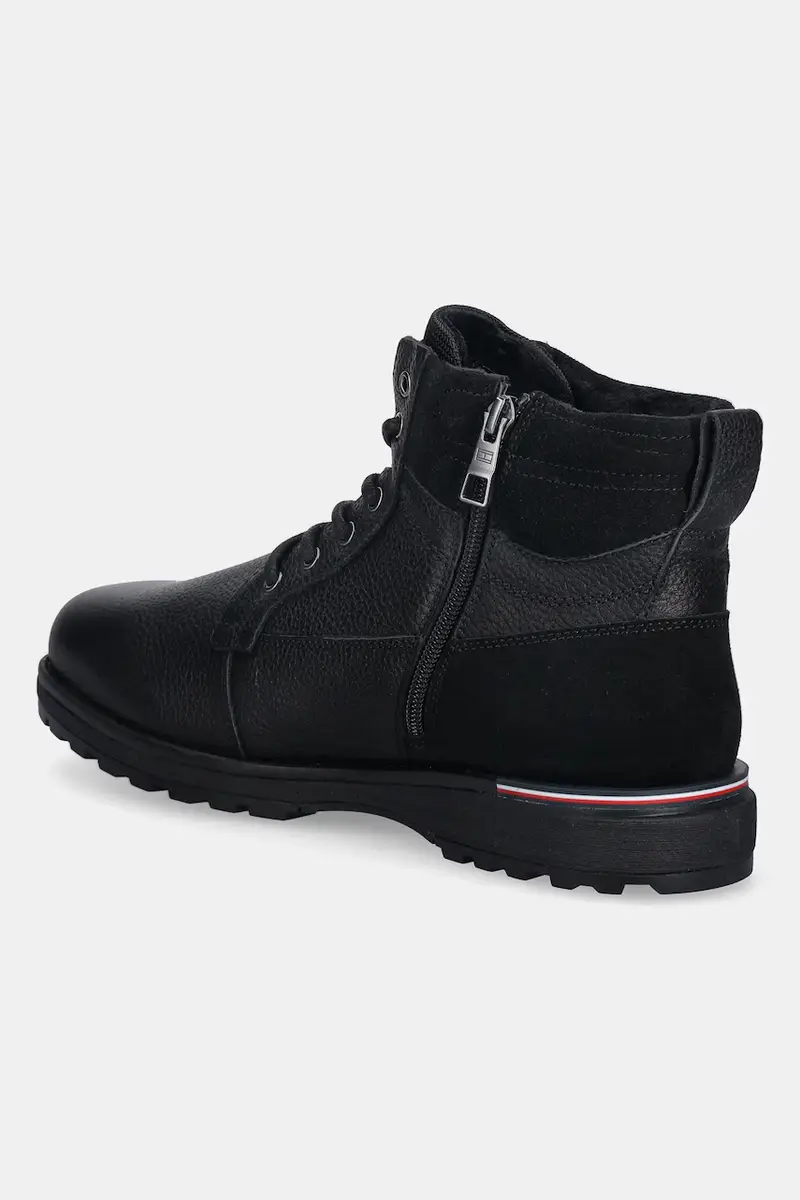 scarpe in pelle CORPORATE W LTH LACE BOOT Nero miniatura 3