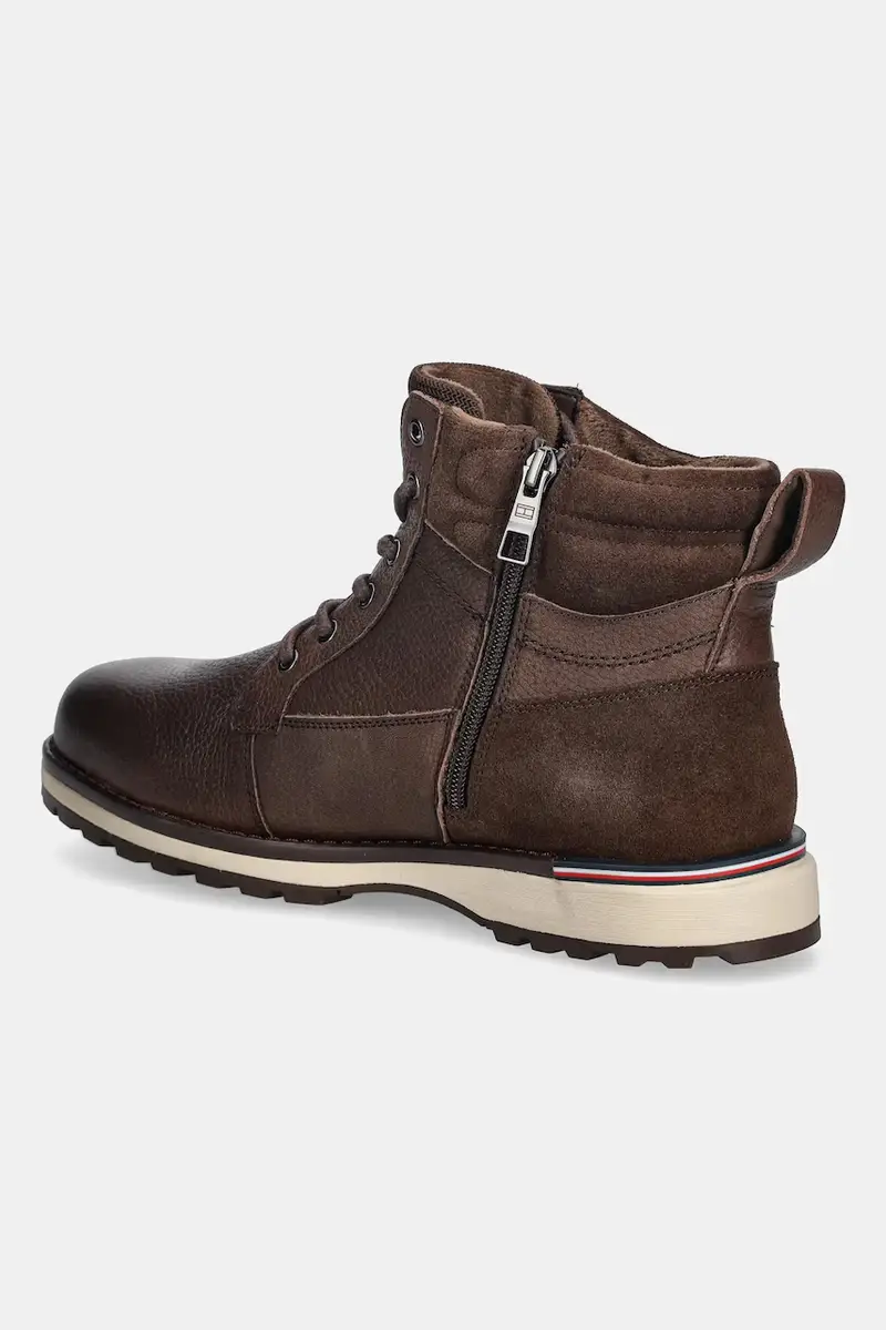 scarpe in pelle CORPORATE W LTH LACE BOOT uomo colore marrone FM0FM05606 miniatura 3