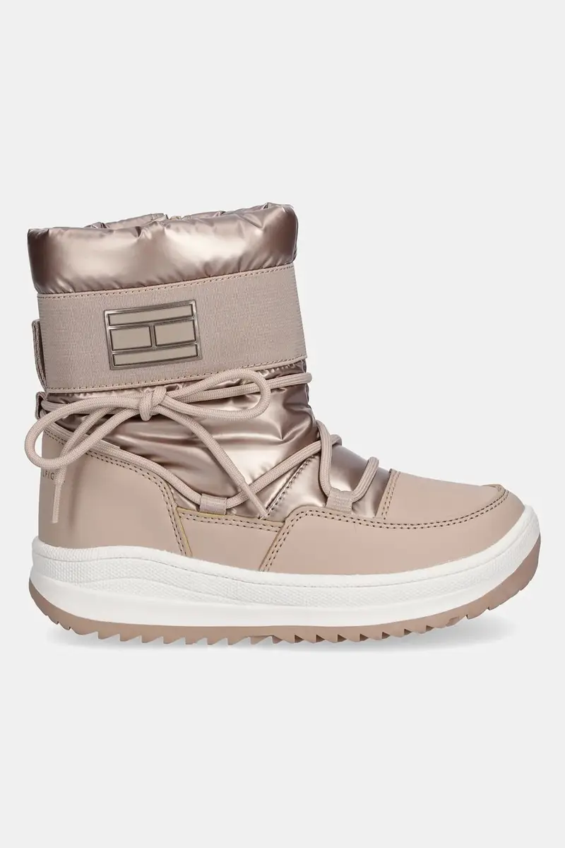 scarpe invernali bambini colore beige T3A5-34052 miniatura 2