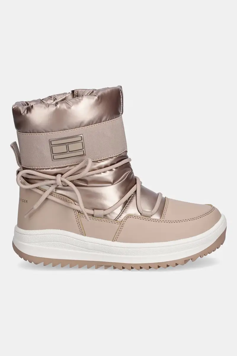 scarpe invernali bambini colore beige T3A5-34052 miniatura 2