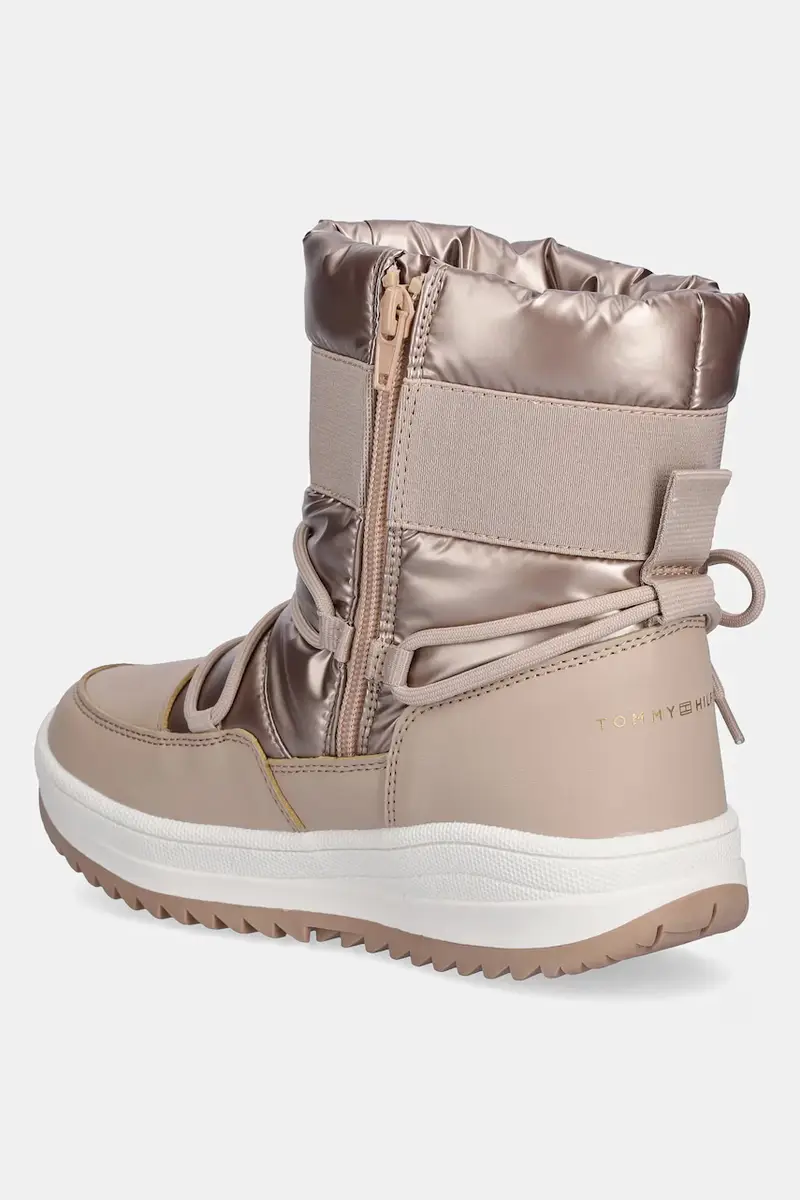 scarpe invernali bambini colore beige T3A5-34052 miniatura 3