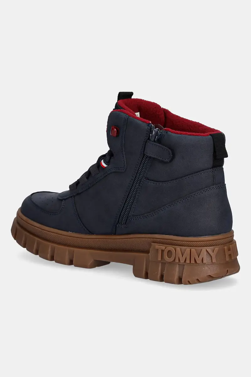 scarpe invernali bambini colore blu navy T3X5-34129 miniatura 3