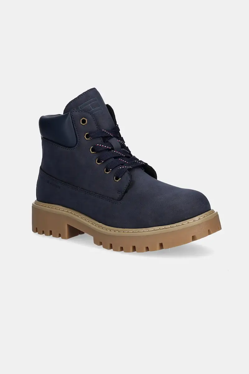 scarpe invernali bambini colore blu T3X5-34125