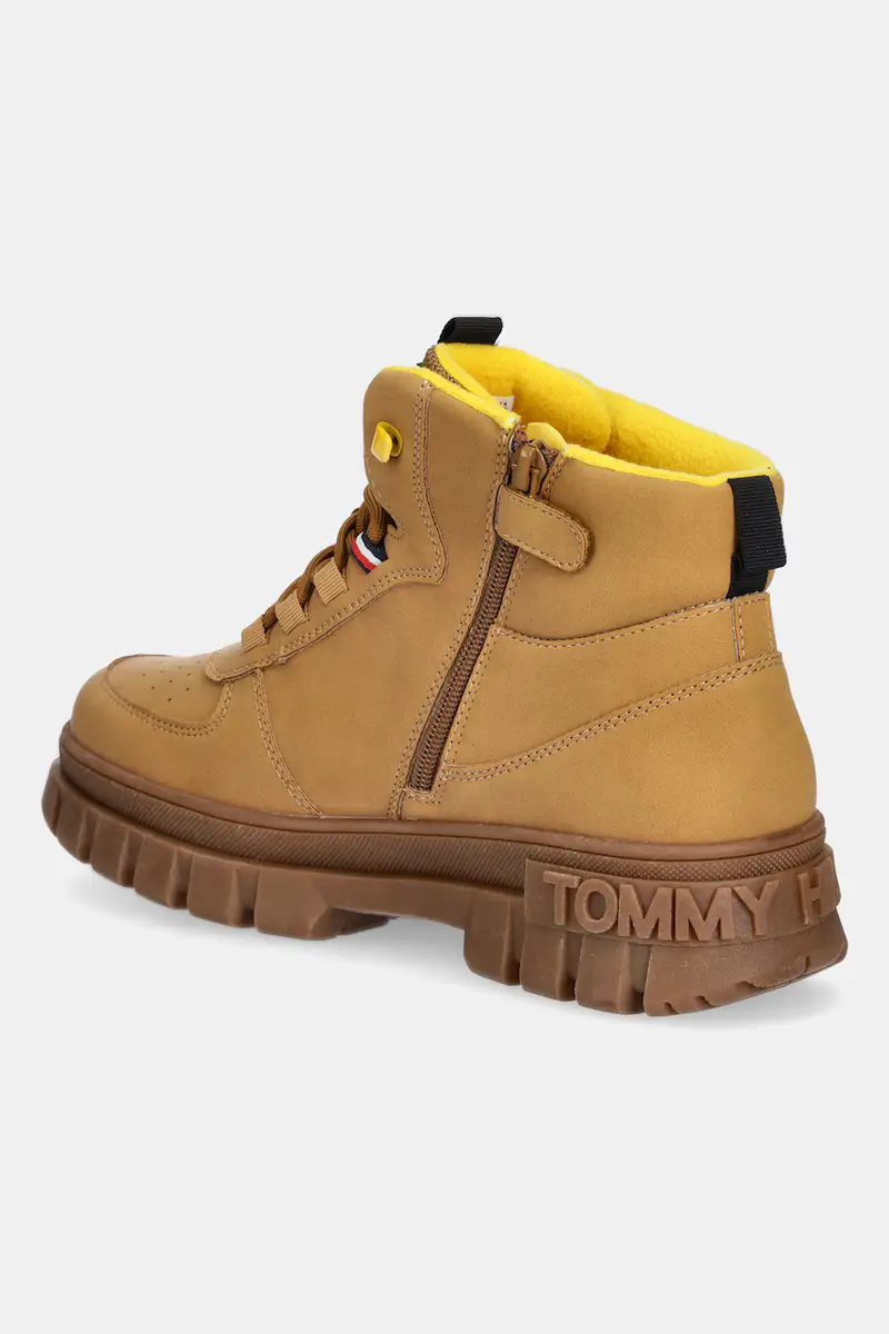 scarpe invernali bambini colore marrone T3X5-34129 miniatura 3