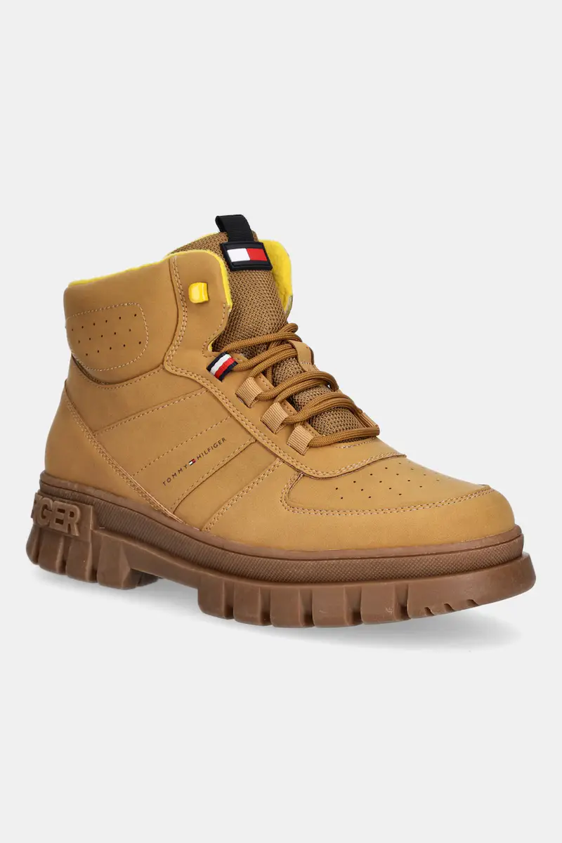 scarpe invernali bambini colore marrone T3X5-34129