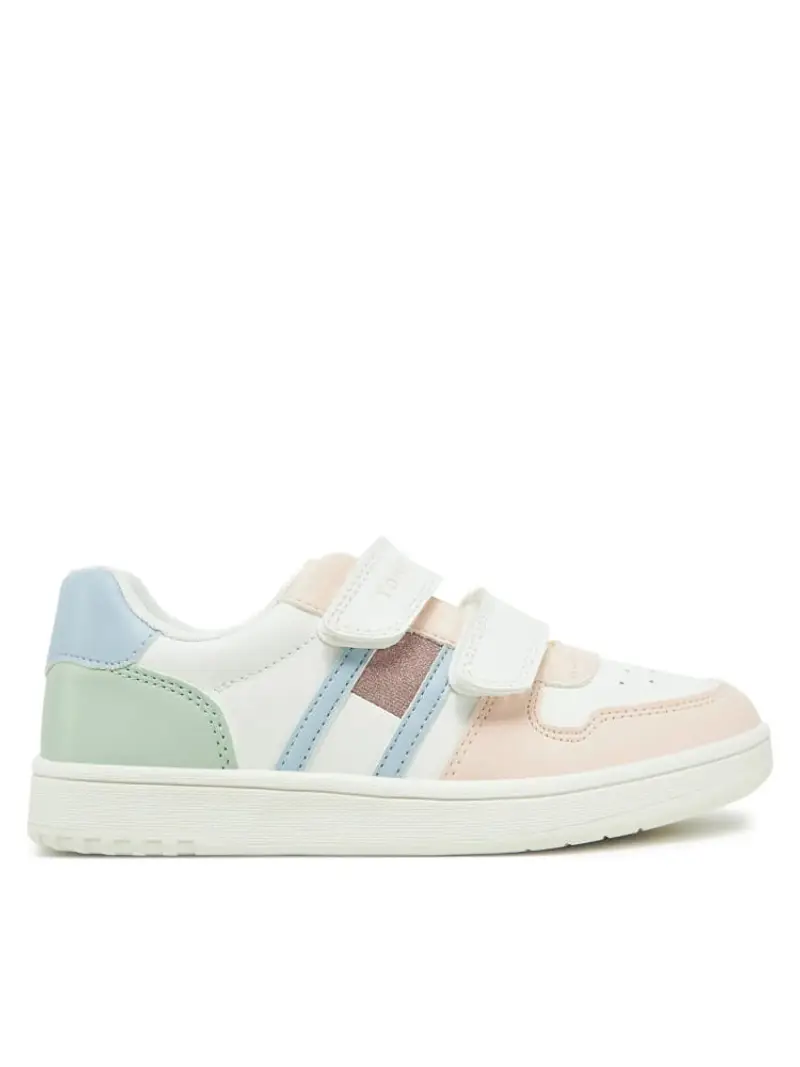 Tommy Hilfiger scarpe multicolor bambina chiusura in velcro logo sul davanti