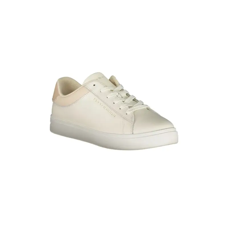 Scarpe Sneakers Donna Beige con Dettagli a Contrasto e Plantare Removibile miniatura 2