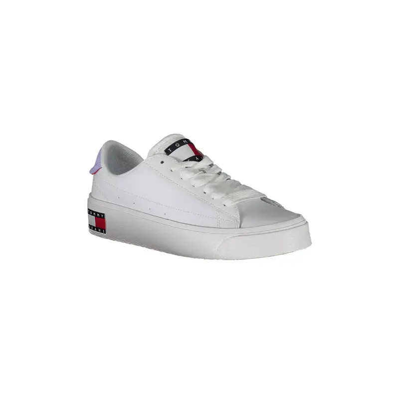 Scarpe Sneakers Donna Bianche con Dettagli a Contrasto Bianco miniatura 2