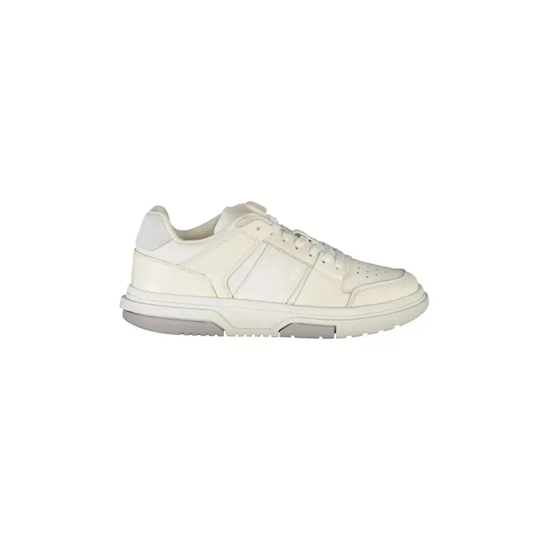 Scarpe Sneakers Donna Bianche con Dettagli a Contrasto Bianco