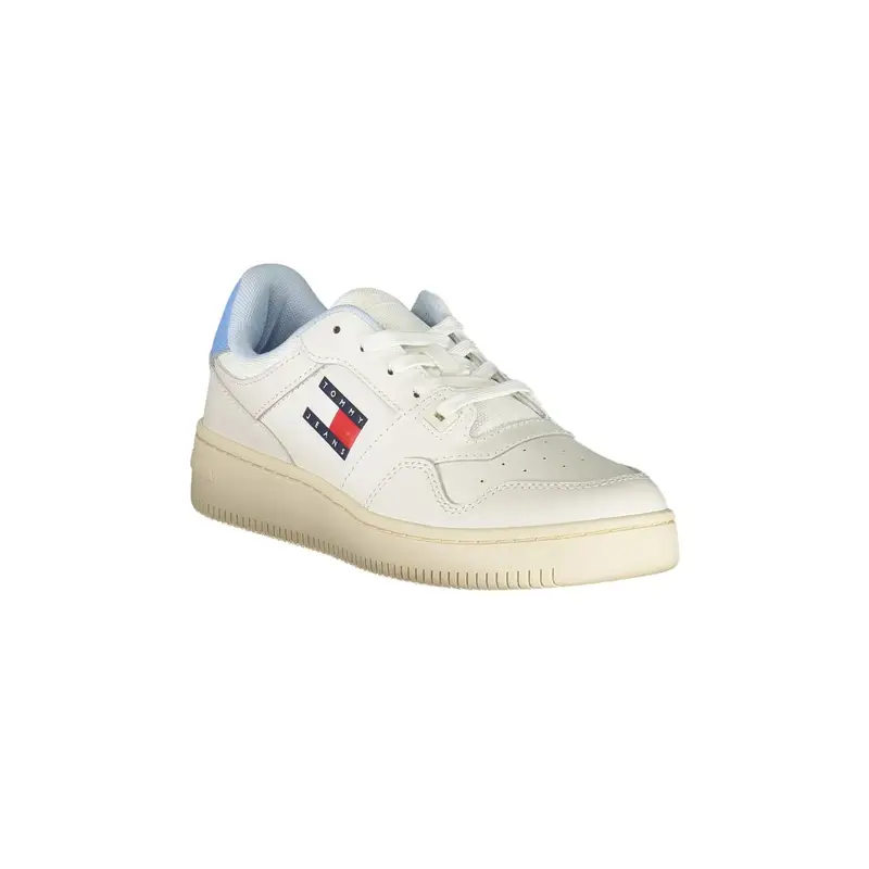Scarpe Sneakers Donna Bianche con Dettagli a Contrasto Bianco miniatura 2