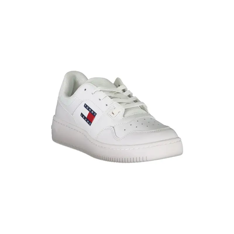 Scarpe Sneakers Donna Bianche con Dettagli a Contrasto Bianco miniatura 2