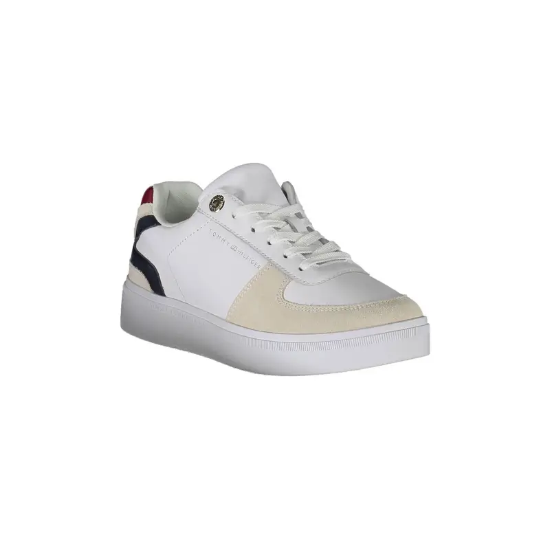 Scarpe Sneakers Donna Bianche con Dettagli a Contrasto Bianco miniatura 2