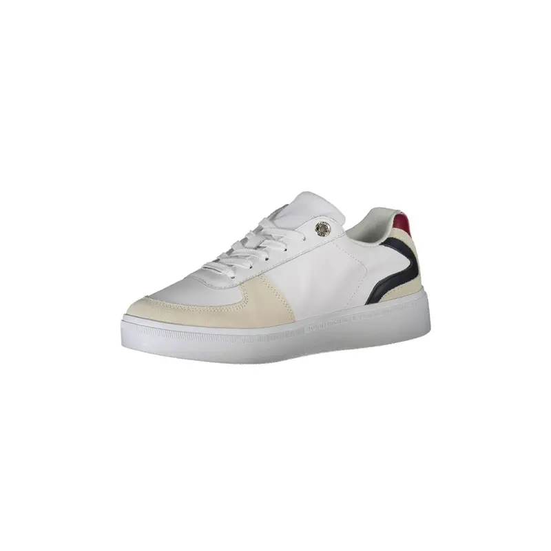 Scarpe Sneakers Donna Bianche con Dettagli a Contrasto Bianco miniatura 3