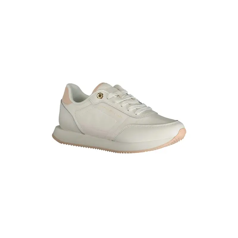 Scarpe Sneakers Donna Bianche con Dettagli a Contrasto Bianco miniatura 2