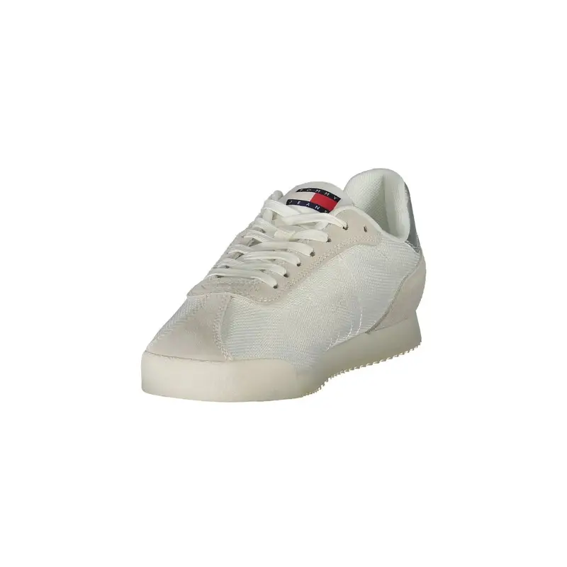 Scarpe Sneakers Donna Bianche con Dettagli a Contrasto e Logo Bianco miniatura 3