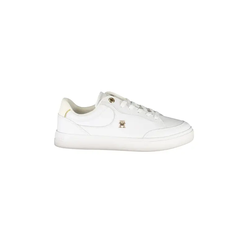 Scarpe Sneakers Donna Bianche con Dettagli Avorio Bianco