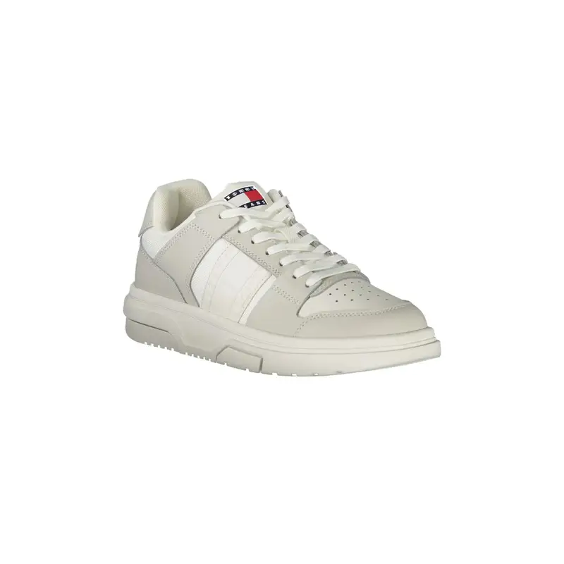 Scarpe Sneakers Donna Bianche con Dettagli Grigi Bianco miniatura 2