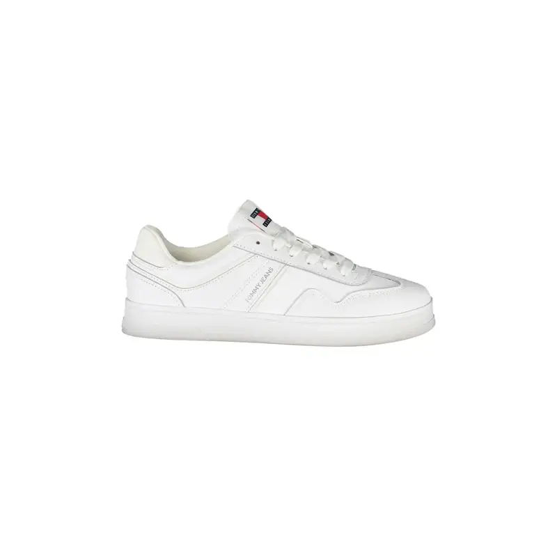 Scarpe Sneakers Donna Bianche con Dettagli Ton sur Ton Bianco