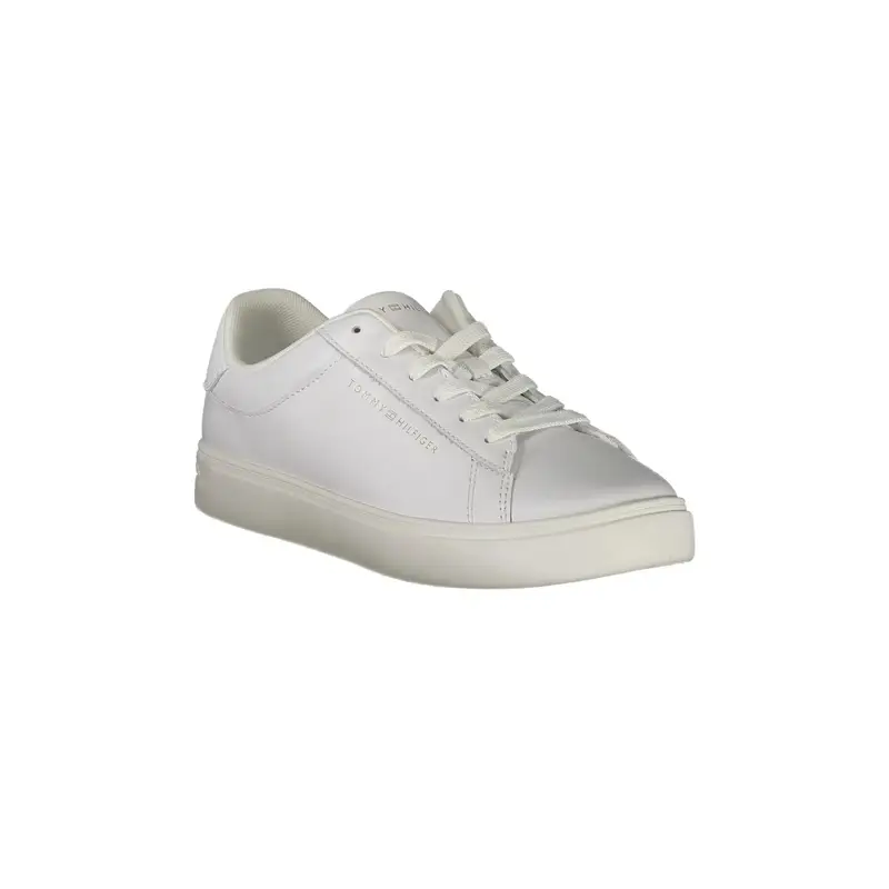 Scarpe Sneakers Donna Bianche con Plantare Removibile Bianco miniatura 2