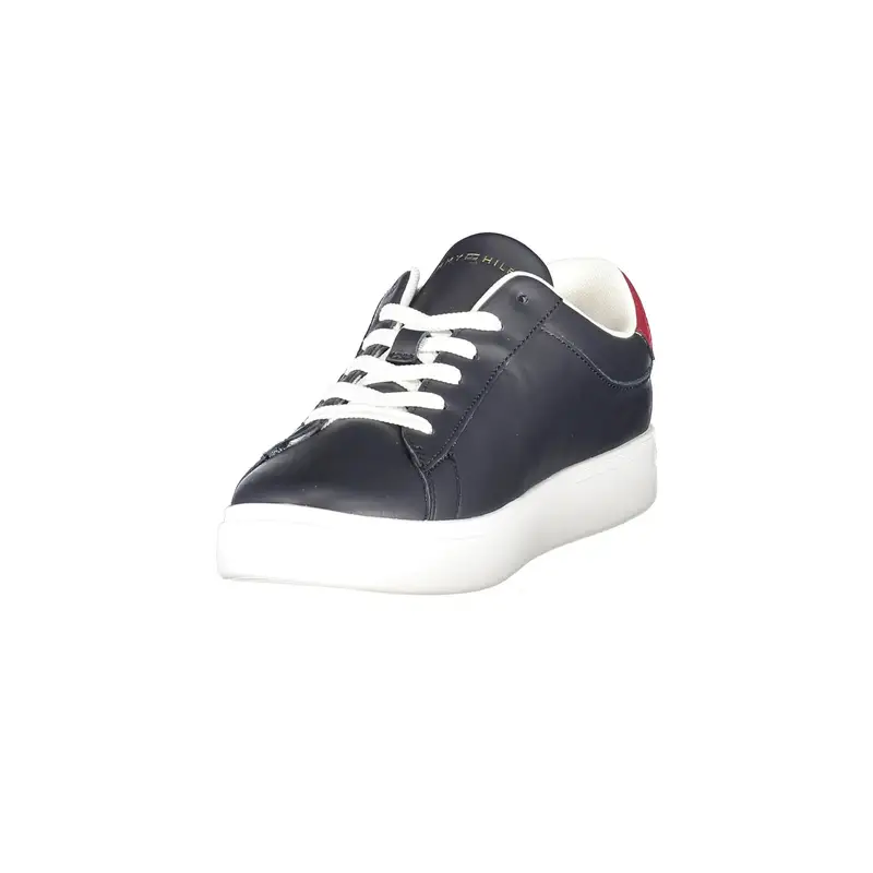 Scarpe Sneakers Donna Blu con Dettagli a Contrasto miniatura 3