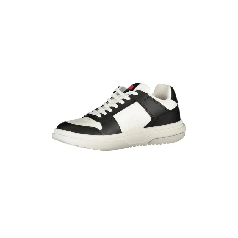Scarpe Sneakers Donna Nere con Dettagli Bianchi Nero miniatura 3