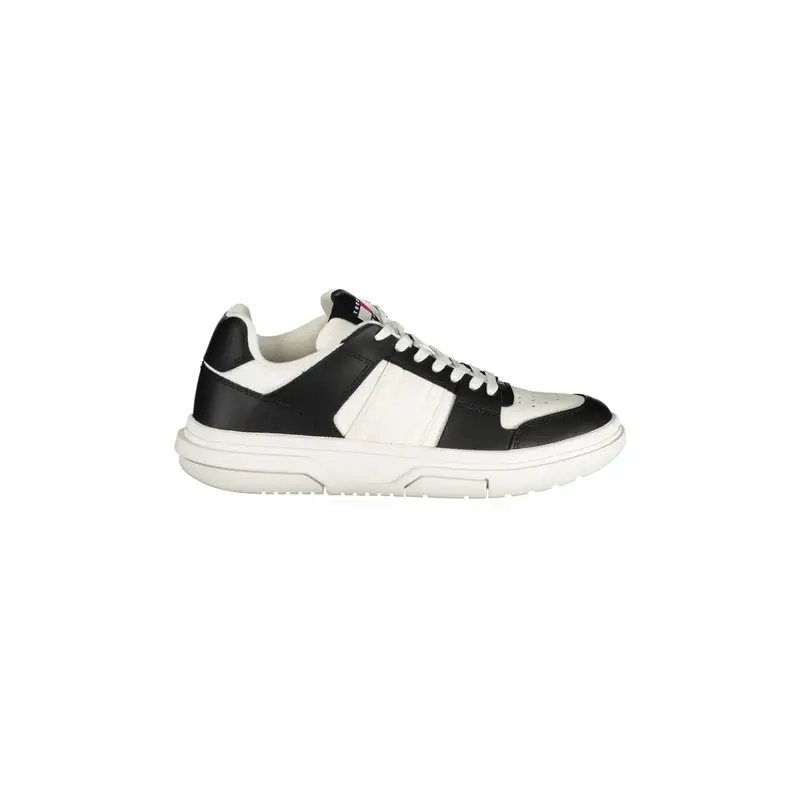 Scarpe Sneakers Donna Nere con Dettagli Bianchi Nero
