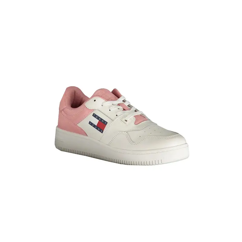 Scarpe Sneakers Donna Rosa con Dettagli a Contrasto e Logo miniatura 2